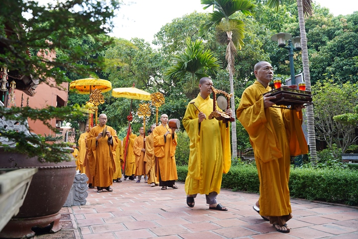 Hà Nội: Lễ tạ Pháp Hạ trường Trung Hậu và công bố quyết định trao tặng Huân chương lao động Hạng Ba cho TT. Thích Chiếu Tạng - Phật Sự Online - Ảnh 11.