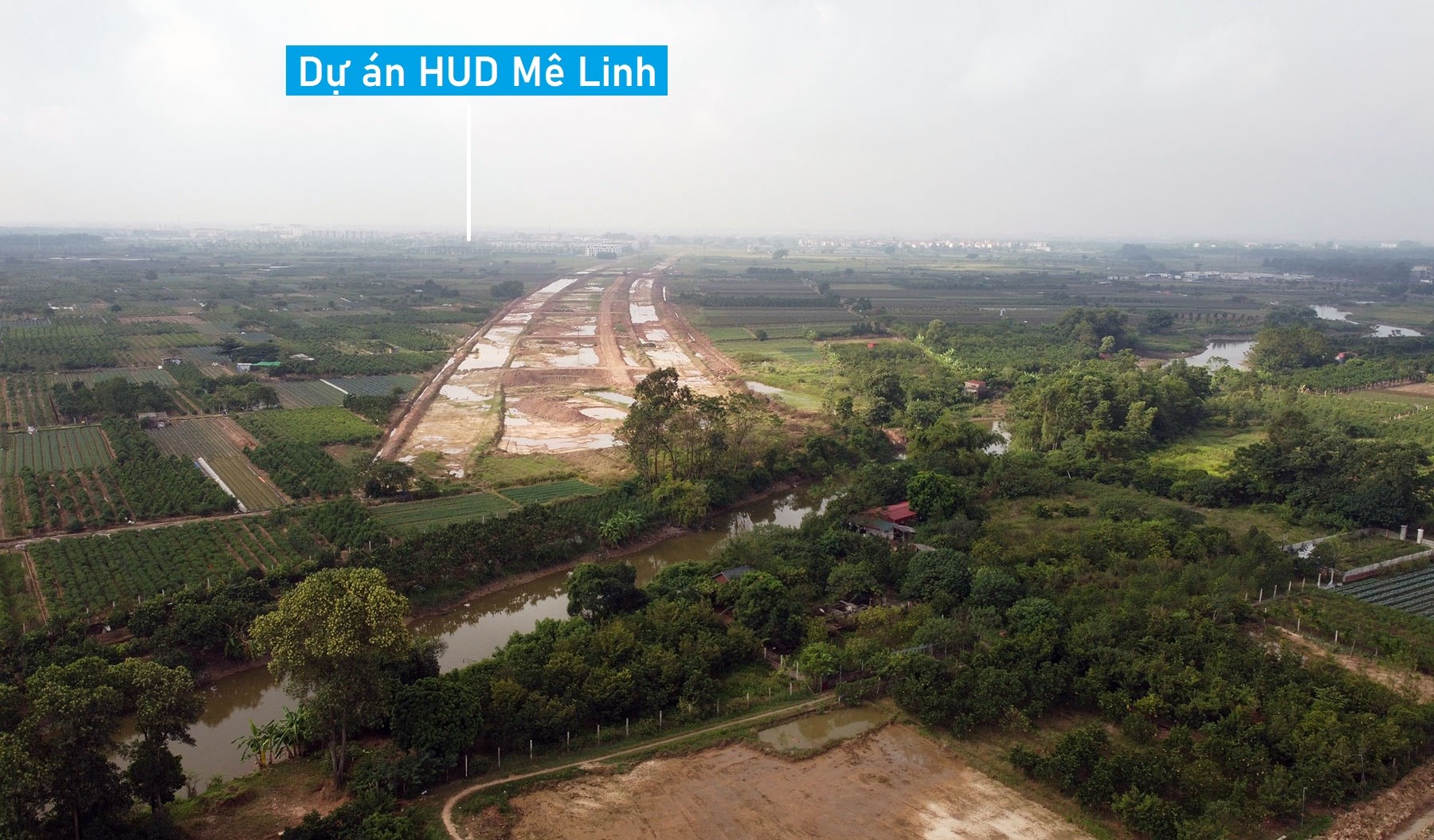 Hình ảnh vành đai 4 qua huyện Mê Linh, Hà Nội đang xây dựng- Ảnh 12.