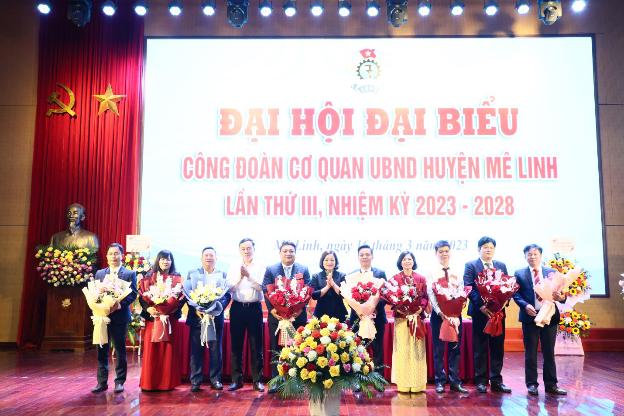 Đại hội đại biểu Công đoàn cơ quan UBND huyện Mê Linh lần thứ III, nhiệm kỳ 2023 - 2028. - Ảnh 5.