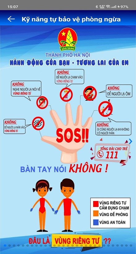 Hướng dẫn cài đặt ứng dụng "Phòng chống xâm hại trẻ em" - Ảnh 7. Hướng dẫn cài đặt ứng dụng "Phòng chống xâm hại trẻ em" - Ảnh 7.