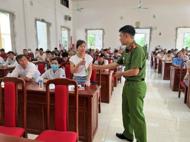 Xã Tiến Thắng tập huấn, tuyên truyền, phổ biến kiến thưc về phòng cháy, chữa cháy và cứu nạn, cứu hộ năm 2024.- Ảnh 4.