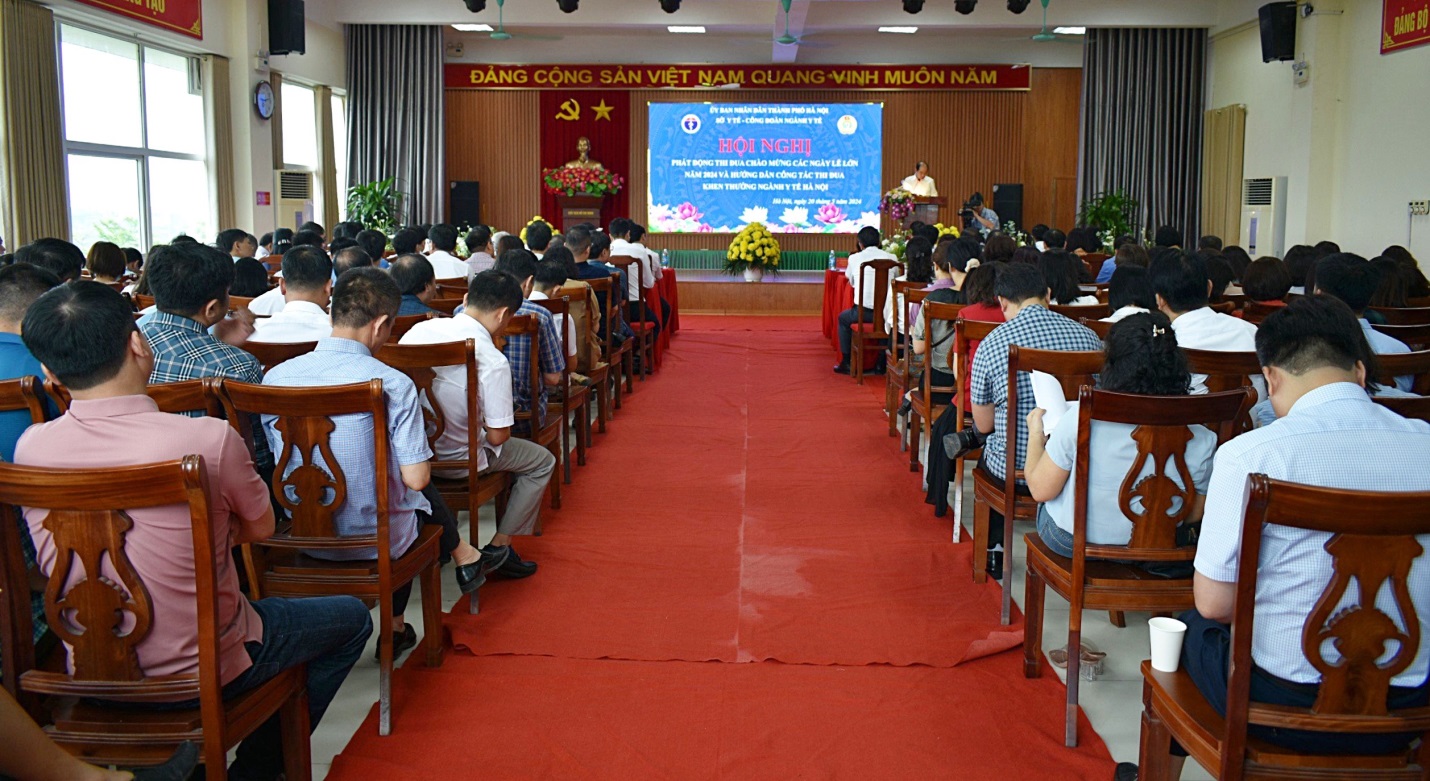 Sở Y tế Hà Nội phát động phong trào thi đua năm 2024 và hướng dẫn công tác thi đua khen thưởng ngành Y tế Hà Nội- Ảnh 1. Sở Y tế Hà Nội phát động phong trào thi đua năm 2024 và hướng dẫn công tác thi đua khen thưởng ngành Y tế Hà Nội- Ảnh 1.