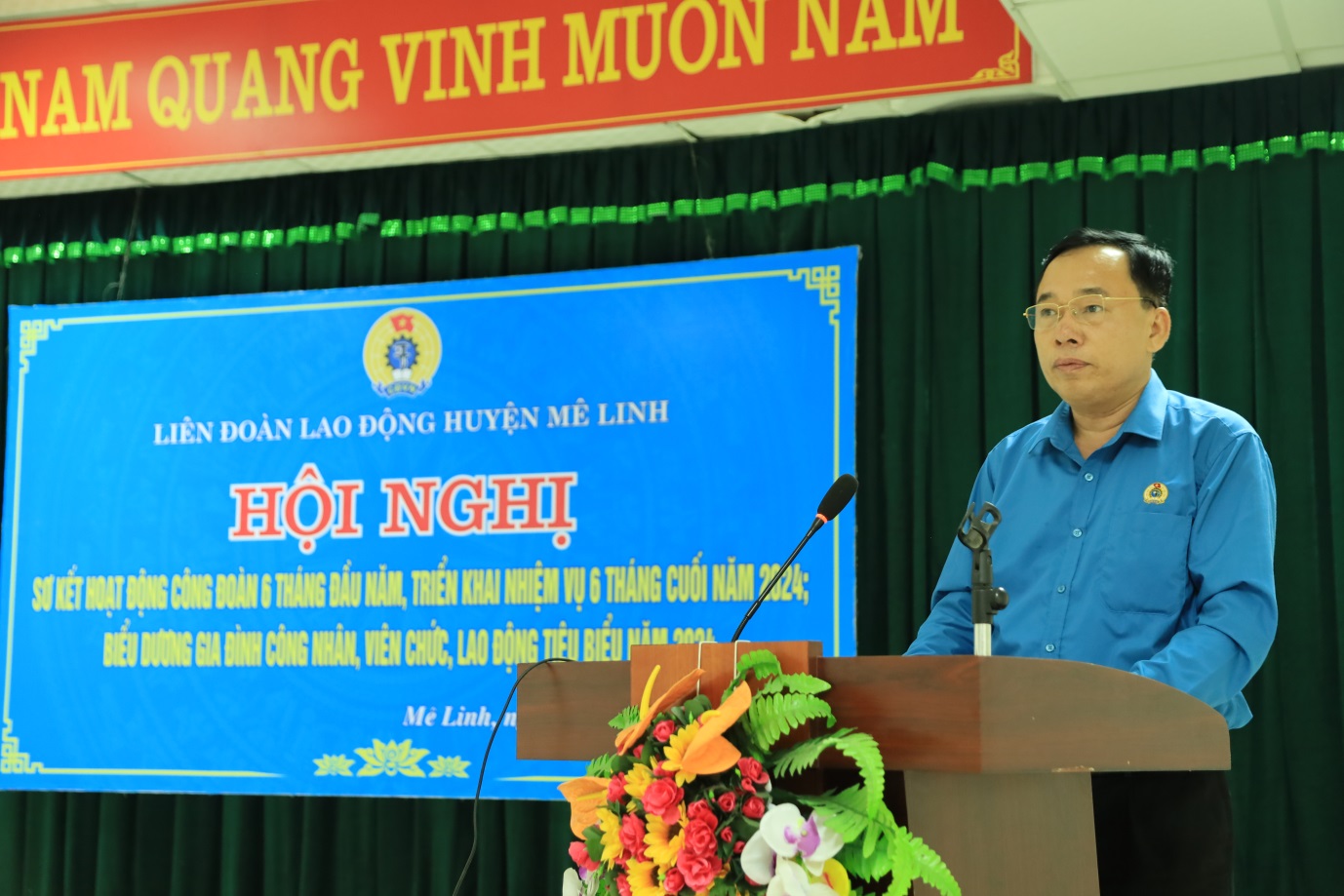 LĐLĐ huyện Mê Linh biểu dương gia đình công nhân, viên chức, lao động tiêu biểu năm 2024- Ảnh 2.