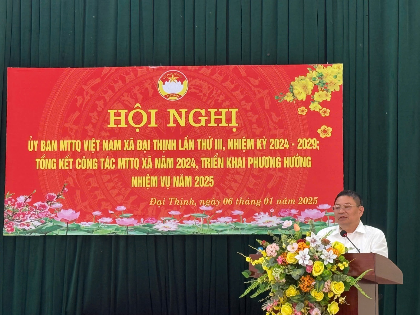 Ủy ban MTTQ xã Đại Thịnh tổ chức tổng kết công tác MTTQ xã năm 2024, triển khai phương hướng nhiệm vụ năm 2025.- Ảnh 2. C:\Users\Ngoi Sao\Desktop\ô cường.jpg