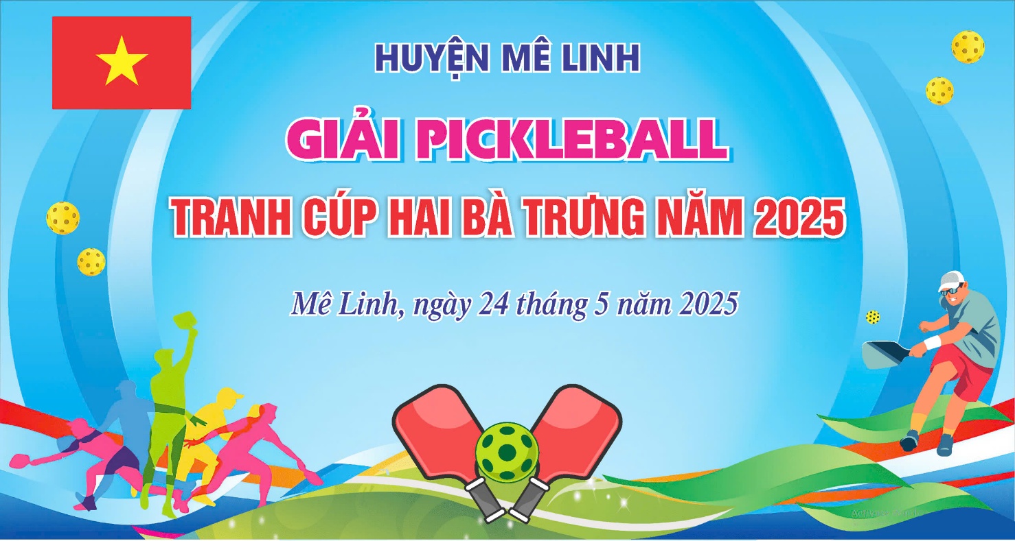 Sắp diễn ra Giải Pickleball huyện Mê Linh năm 2025- Ảnh 1. Sắp diễn ra Giải Pickleball huyện Mê Linh năm 2025- Ảnh 1.