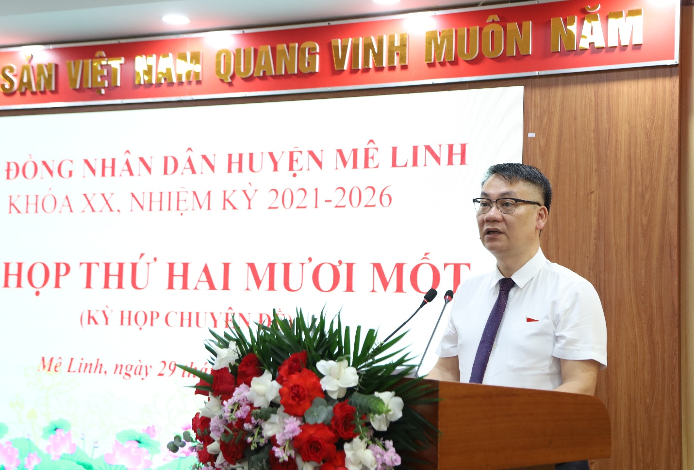 HĐND huyện Mê Linh tổ chức kỳ họp thứ 21 chuyên đề quyết định một số nội dung quan trọng- Ảnh 1. C:\Users\Admin\Desktop\IMG_0796.JPG