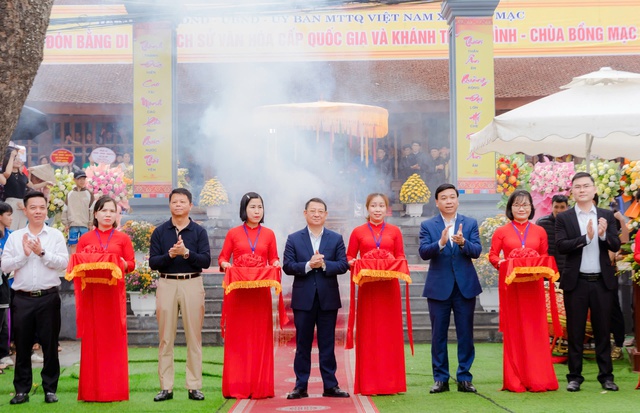 Xã Liên Mạc tổ chức Lễ khánh thành công trình tu bổ, tôn tạo Đình - Chùa Bồng Mạc và khai mạc lễ hội Đình - Chùa Bồng Mạc năm 2025- Ảnh 2. Xã Liên Mạc tổ chức Lễ khánh thành công trình tu bổ, tôn tạo Đình - Chùa Bồng Mạc và khai mạc lễ hội Đình - Chùa Bồng Mạc năm 2025- Ảnh 2.