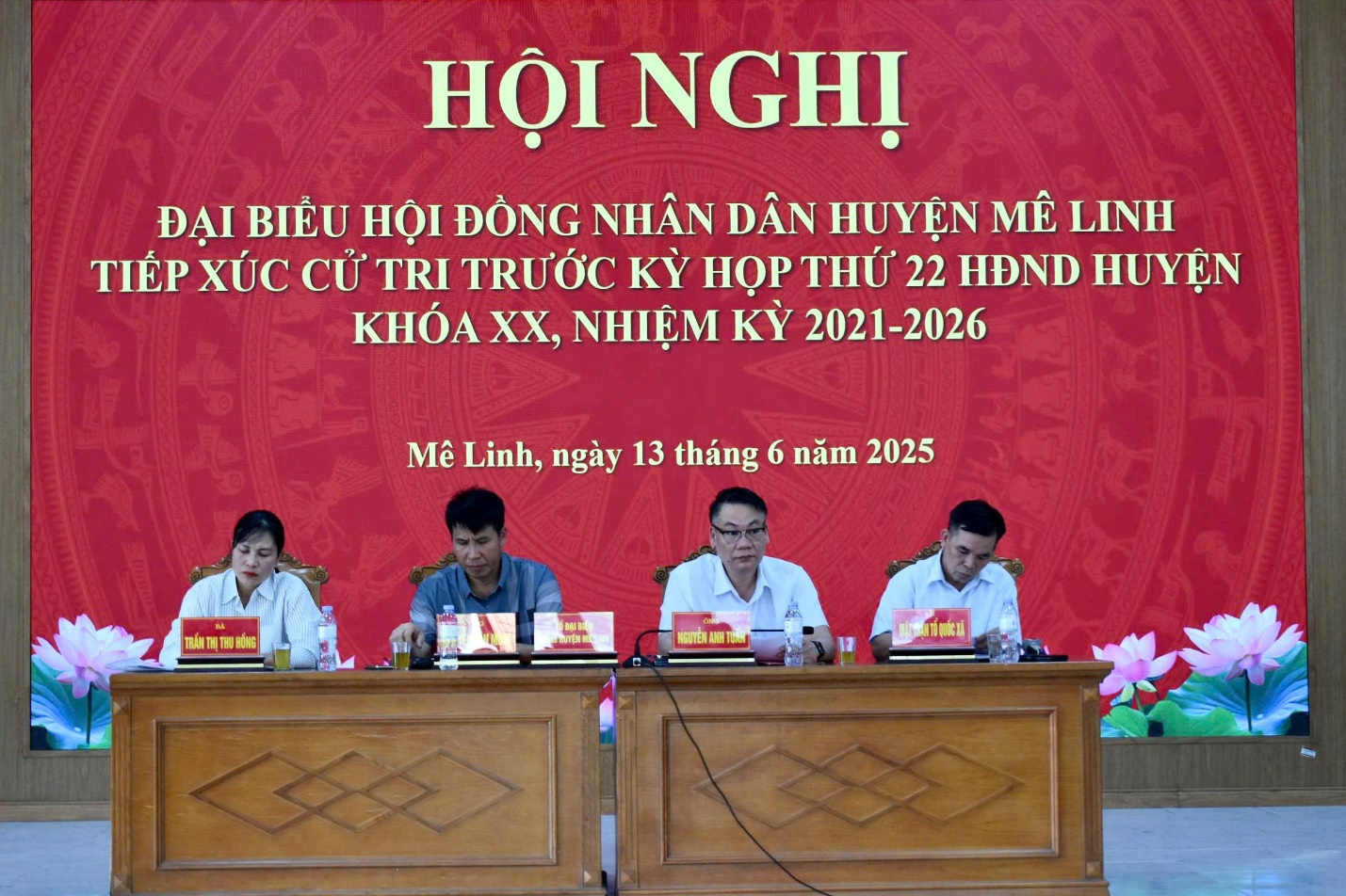 Các Tổ đại biểu HĐND huyện Mê Linh tiếp xúc cử tri các xã, thị trấn trước kỳ họp thường lệ giữa năm 2025- Ảnh 1. Các Tổ đại biểu HĐND huyện Mê Linh tiếp xúc cử tri các xã, thị trấn trước kỳ họp thường lệ giữa năm 2025- Ảnh 1.