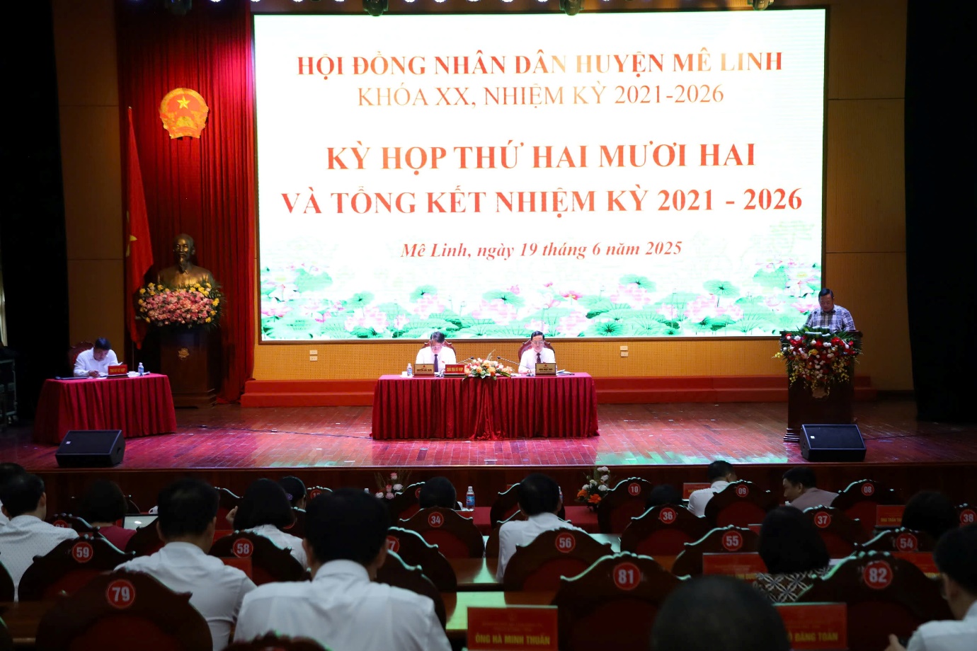 HĐND huyện Mê Linh tổ chức kỳ họp thứ 22, tổng kết nhiệm kỳ 2021-2026- Ảnh 1. HĐND huyện Mê Linh tổ chức kỳ họp thứ 22, tổng kết nhiệm kỳ 2021-2026- Ảnh 1.