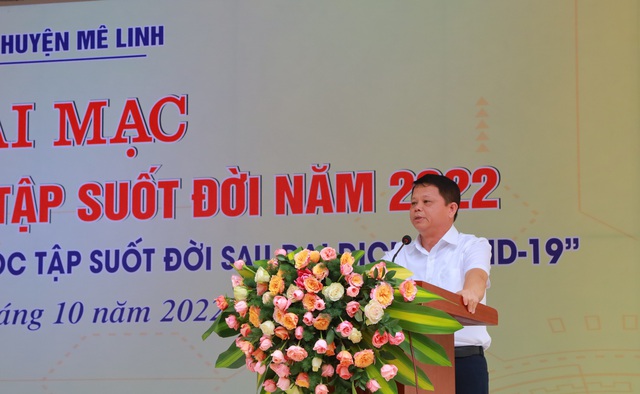 Huyện Mê Linh khai mạc Tuần lễ hưởng ứng học tập suốt đời năm 2022 - Ảnh 2.