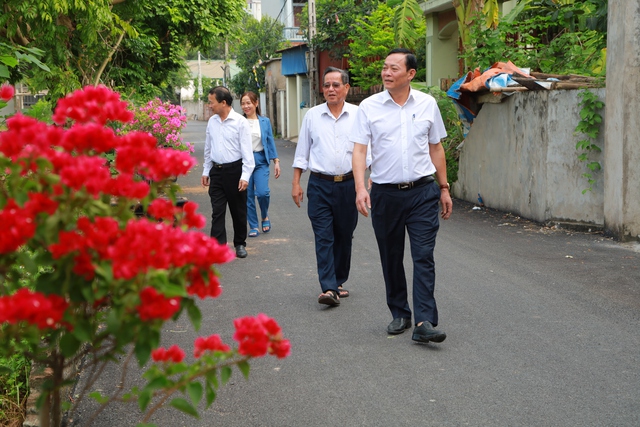 Mê Linh: Ra quân trồng tuyến đường hoa kiểu mẫu tại xã Thanh Lâm - Ảnh 3.