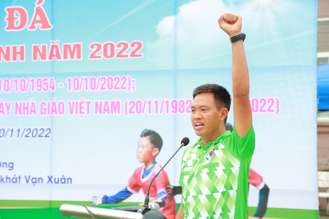 Khai mạc Giải Bóng đá thiếu niên huyện Mê Linh năm 2022 - Ảnh 7.