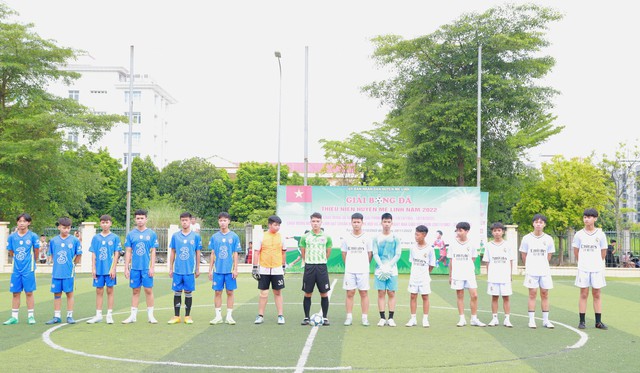 Khai mạc Giải Bóng đá thiếu niên huyện Mê Linh năm 2022 - Ảnh 9.