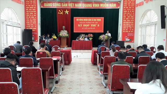 Ông Nguyễn Đa Bảy được bầu làm Củ tịch UBND xã Đại Thịnh, nhiệm kỳ 2021- 2026 - Ảnh 1.