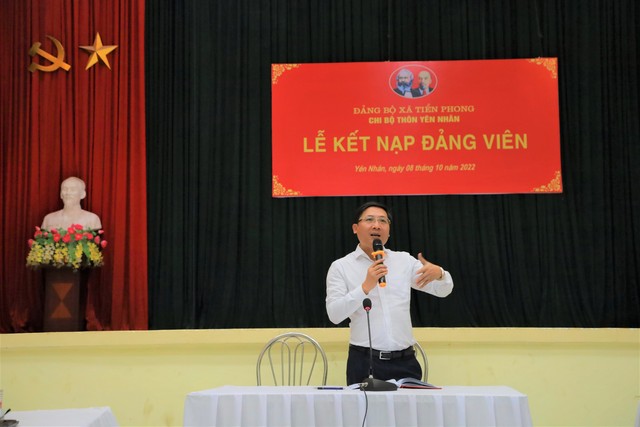 Mê Linh: Đồng chí Bí thư Huyện ủy Nguyễn Thanh Liêm dự sinh hoạt tại chi bộ thôn Yên Nhân, xã Tiền Phong - Ảnh 3.