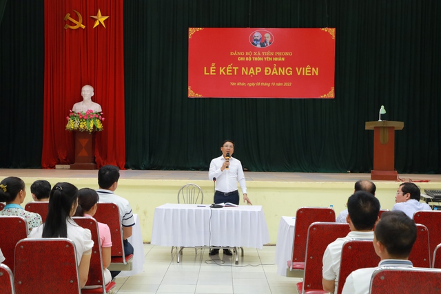 Mê Linh: Đồng chí Bí thư Huyện ủy Nguyễn Thanh Liêm dự sinh hoạt tại chi bộ thôn Yên Nhân, xã Tiền Phong - Ảnh 4.