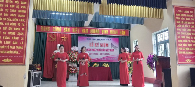 Xã Tự Lập long trọng tổ chức lễ kỷ niệm 40 năm ngày Nhà giáo Việt Nam (20/11/1982 – 20/11/2022) - Ảnh 20.