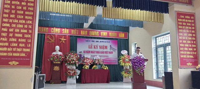 Xã Tự Lập long trọng tổ chức lễ kỷ niệm 40 năm ngày Nhà giáo Việt Nam (20/11/1982 – 20/11/2022) - Ảnh 9.