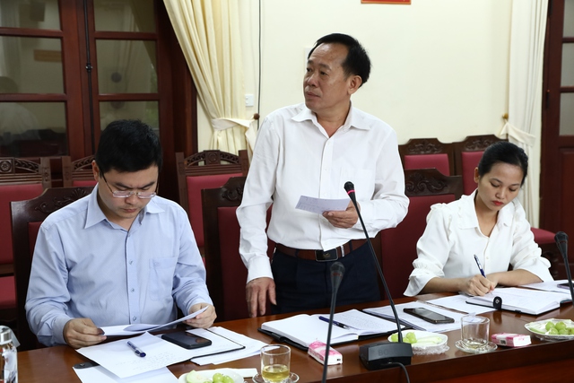 Đoàn khảo sát của Ban Dân vận Thành uỷ khảo sát công tác tôn giáo tại huyện Mê Linh - Ảnh 3.