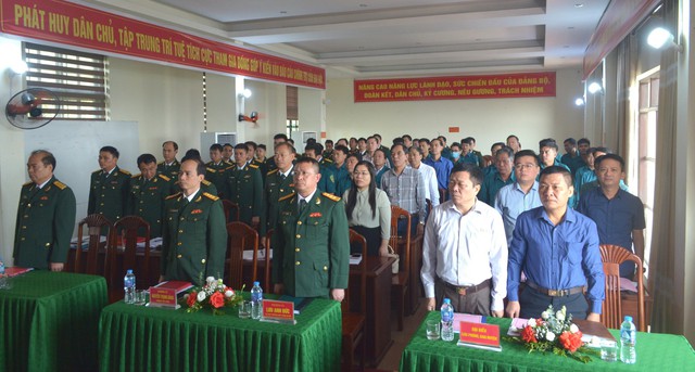 Ban Chỉ huy Quân sự huyện Mê Linh phát động &quot;50 ngày thi đua lập công Quyết thắng&quot; - Ảnh 1.