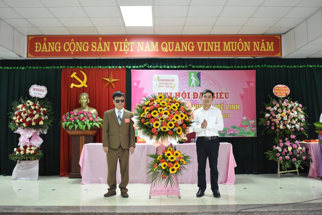 Hội Người mù huyện Mê Linh tổ chức thành công Đại hội đại biểu lần thứ VIII, nhiệm kỳ 2022 - 2027 - Ảnh 10.