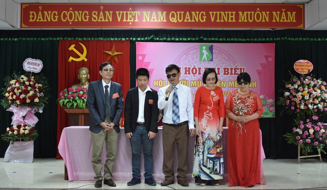 Hội Người mù huyện Mê Linh tổ chức thành công Đại hội đại biểu lần thứ VIII, nhiệm kỳ 2022 - 2027 - Ảnh 5.