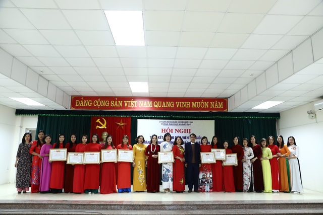 Mê Linh: Tổng kết Hội thi Giáo viên dạy giỏi bậc học Mầm non năm học 2022-2023 - Ảnh 4.