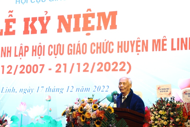 Hội Cựu giáo chức huyện Mê Linh kỷ niệm 15 năm thành lập Hội - Ảnh 4. Hội Cựu giáo chức huyện Mê Linh kỷ niệm 15 năm thành lập Hội - Ảnh 4.