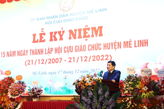 Hội Cựu giáo chức huyện Mê Linh kỷ niệm 15 năm thành lập Hội - Ảnh 5. Hội Cựu giáo chức huyện Mê Linh kỷ niệm 15 năm thành lập Hội - Ảnh 5.