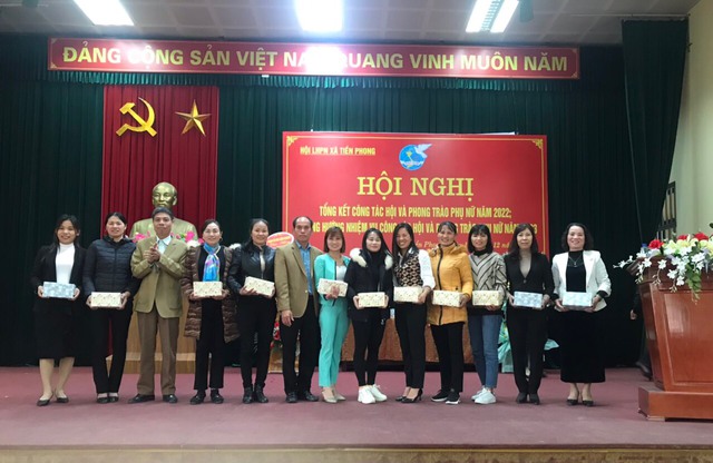 Hội LHPN xã Tiền Phong tổ chức hội nghị tổng kết công tác Hội và phong trào phụ nữ năm 2022, triển khai phương hướng nhiệm vụ công tác Hội và phong trào phụ nữ năm 2023 - Ảnh 1.