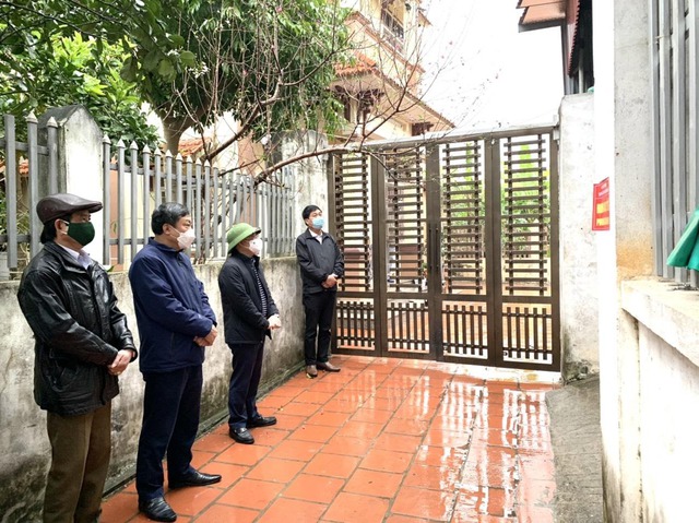 Đồng chí Chủ tịch UBND huyện Hoàng Anh Tuấn kiểm tra công tác phòng, chống Covid-19 tại xã Thanh Lâm, Tiền Phong và Đại Thịnh - Ảnh 3.