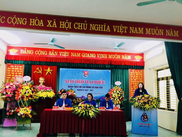 Đại hội đại biểu Đoàn TNCS Hồ Chí Minh xã Vạn Yên nhiệm kỳ 2022-2027 - Ảnh 3.