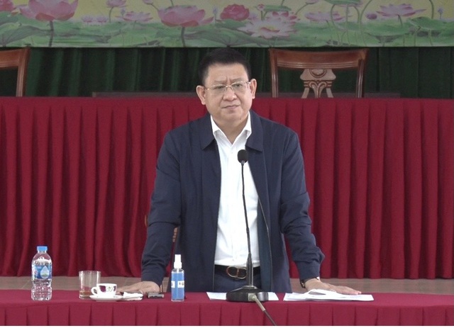 Đồng chí Chủ tịch UBND huyện Hoàng Anh Tuấn làm việc với Đảng ủy xã Tráng Việt - Ảnh 2.