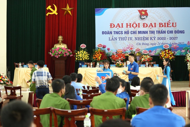 Đại hội đại biểu Đoàn thanh niên thị trấn Chi Đông lần thứ VI, nhiệm kỳ 2022 - 2027 - Ảnh 2.