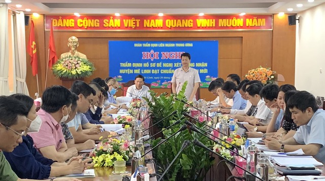 Huyện Mê Linh được Đoàn thẩm định Trung ương đồng ý đề nghị Thủ tướng Chính phủ công nhận đạt chuẩn nông thôn mới - Ảnh 2.