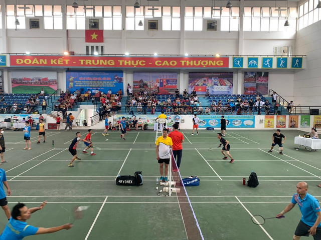 Khai mạc giải Cầu lông huyện Mê Linh năm 2022 - Ảnh 3.