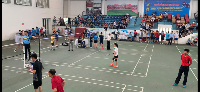 Khai mạc giải Cầu lông huyện Mê Linh năm 2022 - Ảnh 4.