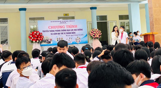 TRUYỀN THÔNG PHÒNG, CHỐNG BẠO LỰC HỌC ĐƯỜNG VÀ XÂM HẠI TRẺ VỊ THÀNH NIÊN - Ảnh 1. TRUYỀN THÔNG PHÒNG, CHỐNG BẠO LỰC HỌC ĐƯỜNG VÀ XÂM HẠI TRẺ VỊ THÀNH NIÊN - Ảnh 1.