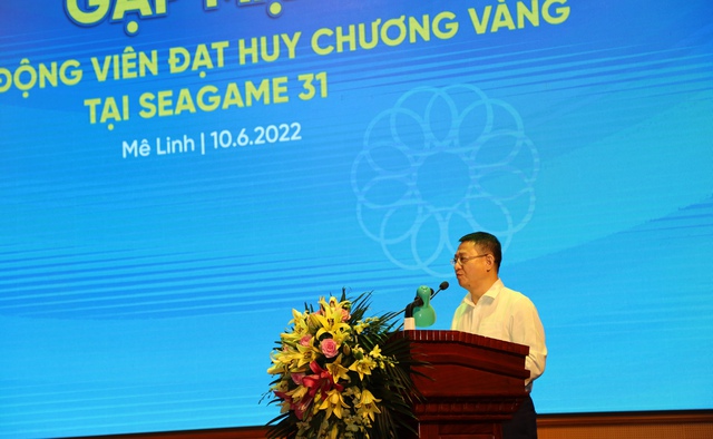 Trung ương Hội LHPN Việt Nam tổ chức gặp mặt nữ vận động viên đạt Huy chương Vàng SEA Games 31 - Ảnh 3. Trung ương Hội LHPN Việt Nam tổ chức gặp mặt nữ vận động viên đạt Huy chương Vàng SEA Games 31 - Ảnh 3.
