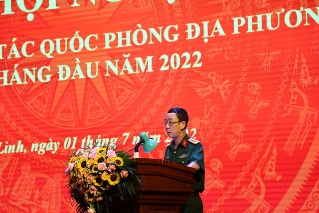 Mê Linh: Sơ kết công tác nhiệm vụ quân sự quốc phòng địa phương 6 tháng đầu năm 2022 - Ảnh 2.