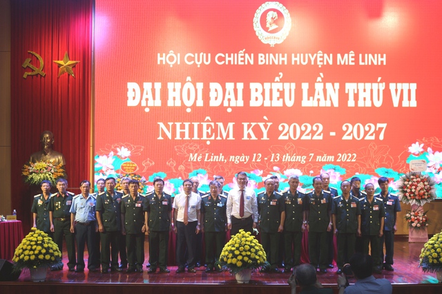 Đại hội Đại biểu Hội Cựu chiến binh huyện Mê Linh lần thứ VII, nhiệm kỳ 2022- 2027 - Ảnh 7. Đại hội Đại biểu Hội Cựu chiến binh huyện Mê Linh lần thứ VII, nhiệm kỳ 2022- 2027 - Ảnh 7.