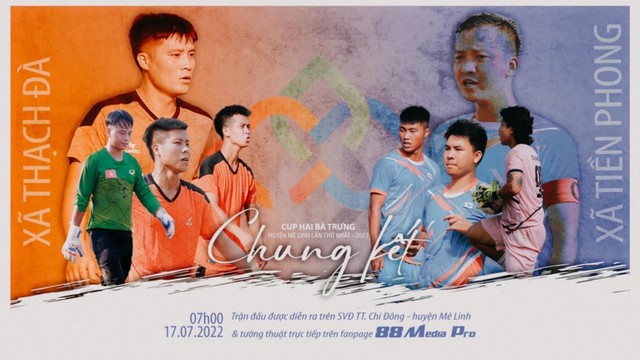 Trước thềm trận Chung kết giải Bóng đá tranh cúp Hai Bà Trưng huyện Mê Linh năm 2022 - Ảnh 1.