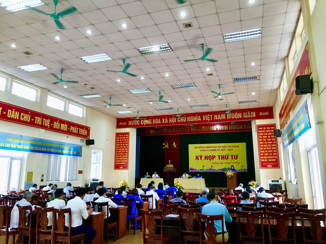 HĐND thị trấn Chi Đông khoá IV tổ chức thành công kỳ họp thứ tư, nhiệm kỳ 2021 - 2026 - Ảnh 1.