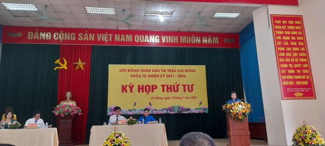 HĐND thị trấn Chi Đông khoá IV tổ chức thành công kỳ họp thứ tư, nhiệm kỳ 2021 - 2026 - Ảnh 3.