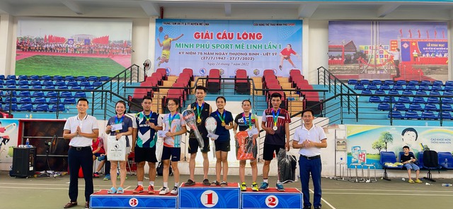 Giải cầu lông mở rộng chào mừng 75 năm ngày Thương binh – liệt sỹ - Ảnh 1. Giải cầu lông mở rộng chào mừng 75 năm ngày Thương binh – liệt sỹ - Ảnh 1.