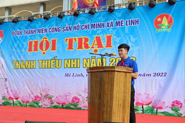 Đoàn thanh niên xã Mê Linh tổ chức Hội trại thanh thiếu nhi năm 2022 - Ảnh 3. Đoàn thanh niên xã Mê Linh tổ chức Hội trại thanh thiếu nhi năm 2022 - Ảnh 3.