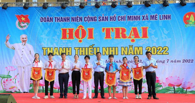 Đoàn thanh niên xã Mê Linh tổ chức Hội trại thanh thiếu nhi năm 2022 - Ảnh 1. Đoàn thanh niên xã Mê Linh tổ chức Hội trại thanh thiếu nhi năm 2022 - Ảnh 1.