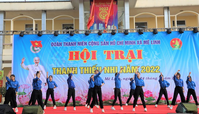 Đoàn thanh niên xã Mê Linh tổ chức Hội trại thanh thiếu nhi năm 2022 - Ảnh 15. Đoàn thanh niên xã Mê Linh tổ chức Hội trại thanh thiếu nhi năm 2022 - Ảnh 15.