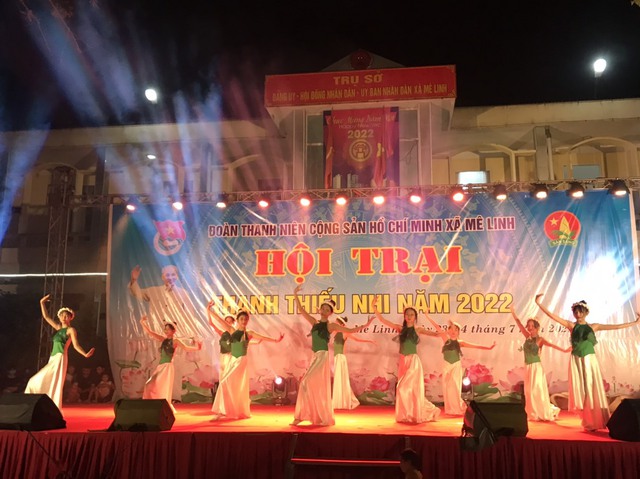 Đoàn thanh niên xã Mê Linh tổ chức Hội trại thanh thiếu nhi năm 2022 - Ảnh 21. Đoàn thanh niên xã Mê Linh tổ chức Hội trại thanh thiếu nhi năm 2022 - Ảnh 21.