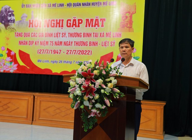 Gặp mặt, tặng quà các gia đình thương binh, liệt sỹ nhân dịp kỷ niệm 75 năm ngày Thương binh – Liệt sỹ - Ảnh 3.